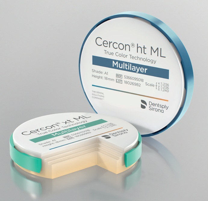 Cercon zirconia puck by Dentsply Sirona